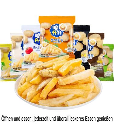 McCona - Ready to Eat Potato Chips - 20g - Fresh Cut - Assorted Flavours (Black Pepper Flavour) - 10 Pack - Buy Online on GoSupps.com