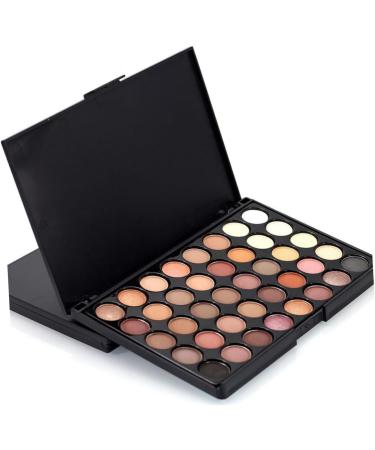 Angoily 2pcs 40 Eye Shadow Eyeshadow Powder Eyeshadow Pallet Eyeshadow Matt Palette Smoky Makeup 1 count (Pack of 1) As Shownx2pcs - Buy Online on GoSupps.com