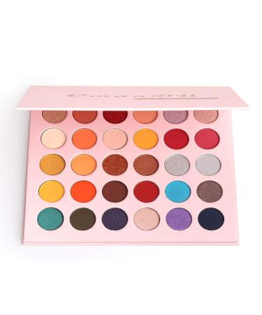 Eyeshadow Palette Professional Makeup 30 Colours Pigmented Professional Nudes Warm Natural Bronze Neutral Smoky Cosmetic Eye Shadows Waterproof Matt Shimmer Eye Makeup