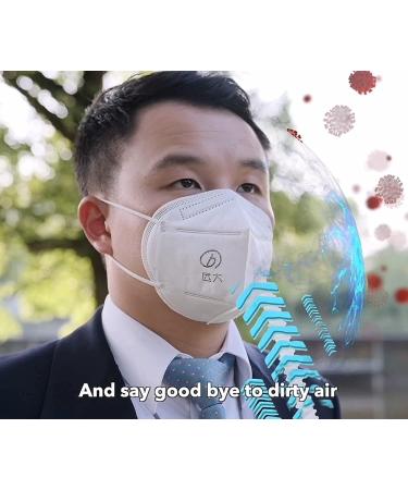BROAD AirPro Mask: Rechargeable & Reusable Air Purifying Respirator with HEPA Filter - Buy Online on GoSupps.com