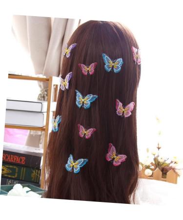 Beaupretty Hair Clamp Hair bridal hair clip blue hair clips embroidery barrette decorative hair clips hair clips lace hair clip bride decorate Clips Hair Bobby Pins - Buy Online on GoSupps.com