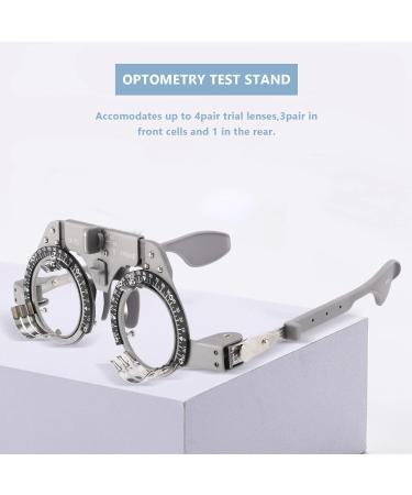 Dciustfhe Adjustable Trial Frame Optical Trial Lens Frame Pd 54-70Mm Titanium Optic Trial Eye Optometry Lens Frame Test Optician - Buy Online on GoSupps.com
