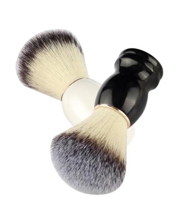 Angoily 4 pieces manual shaving brush facing tool hairdressing brush shaving accessories for men cleaning accessories hairdressing salon shaving brushes care brushes soap man decorate main wooden handle such as shown