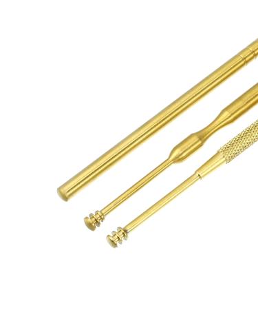 VOCOSTE 6Pcs Stainless Steel Ear Cleansing Tool Set with Storage Case - Bronze Gold Tone - Buy Online on GoSupps.com