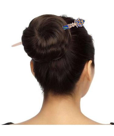 Chinese Rhinestone Hair Stick - Elegant Hair Chopstick & Hairpin for Chignon - Random Color | International Shipping - Buy Online on GoSupps.com