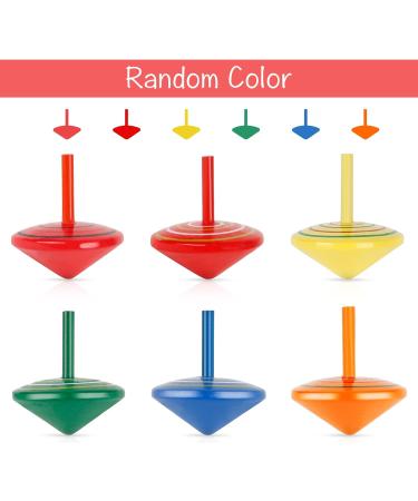 Buy Sterneer 30-Piece Wooden Spinning Tops - Ideal Party Favors & Birthday Gifts for Children - Buy Online on GoSupps.com