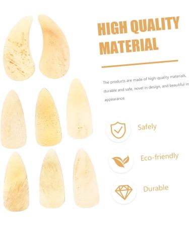 POPETPOP 8pcs Guzheng nails music thumb pick ox horn pick picks for guitar ukulele pick horn guitar pick guzheng picks bass guitar picks Durable Guzheng Supplies child horns trumpet aldult 3X1.2X0.1CM Light Yellow 01 - Buy Online on GoSupps.com
