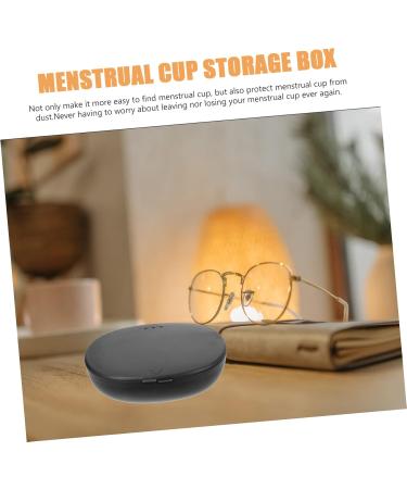 Amosfun 2-in-1 Menstrual Cup Storage Box & Sterilizer - Portable Sanitary Container for Period Cup & Baby Use - Buy Online on GoSupps.com