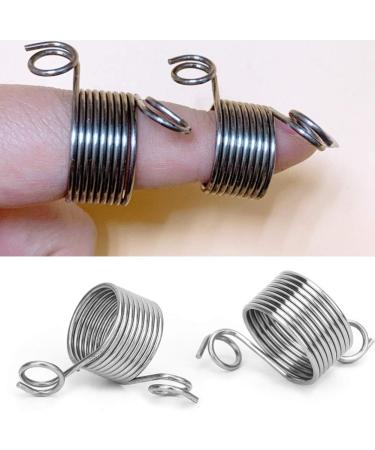 JOYUETLAN Stainless Steel Yarn Guide Knitting Thimble - 2 Piece Set for Crafts - Knitting Accessories Tool - Buy Online on GoSupps.com