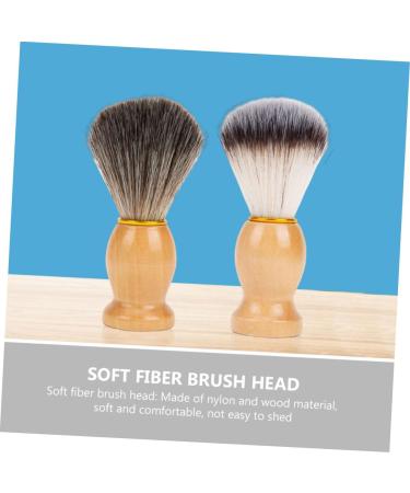 Doitool 2st Professional Shaving Brush Set - Mini Cleaning Brush & Hairdressing Tools for Men | Premium Beard & Soap Razor | Ideal for Salons - Buy Online on GoSupps.com