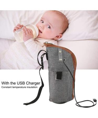 USB Heating Portable Baby Bottle Warmer - Travel Milk Warmer & Storage Bag - Buy Online on GoSupps.com