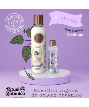 RITUAL BOTANICO Keratina Org nica 250 ML - 12 Aceites Naturales y Amino cidos para Alisar el Pelo | Brillo y Nutrici n | Env o Internacional - Buy Online on GoSupps.com