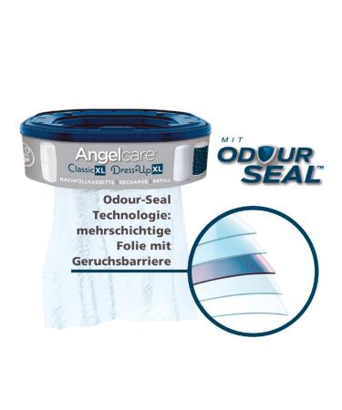 Buy Angelcare Dress-Up XL Starter Set - Diaper Pail 2 Refill Cassettes & Elephant Family Cover | Top International Shipping - Buy Online on GoSupps.com