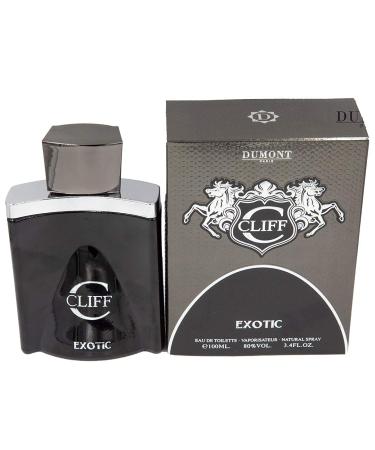 Dumont CLIFF EXOTIC - 3.4oz - Eau De Parfum - Unisex Perfume for Men & Women - Fresh Woody Musky Amber & Vanilla Fragrance - Long Lasting Cologne Mist & Body Spray - for Him & Her - Buy Online on GoSupps.com