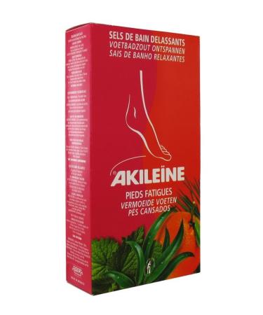Akileine Red Relaxing foot bath salt for tired feet 300gr