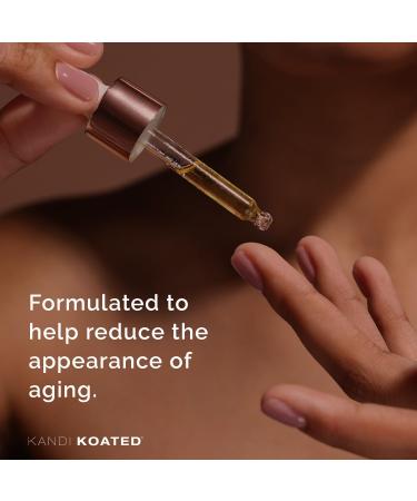 Kandi Koated Age-Renewal Face & Neck Oil Burruss Botanical Oil with Jojoba Vitamin C Green Tea & Coffee Extract Hydrating Firming Vegan Skincare 1 fl oz - Buy Online on GoSupps.com