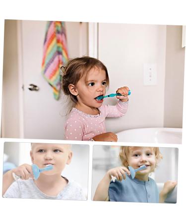 Minkissy Cartoon Toddler Toothbrush Set - 2 Child-Friendly Cleaning Brushes for Kids & Toddlers - Buy Online on GoSupps.com