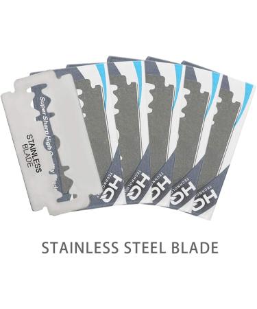 Anbbas Safety Razor Double Edge Wet Shaver for Men & Women | Includes 10 Razor Blades - Perfect for Smooth Shaving - Buy Online on GoSupps.com