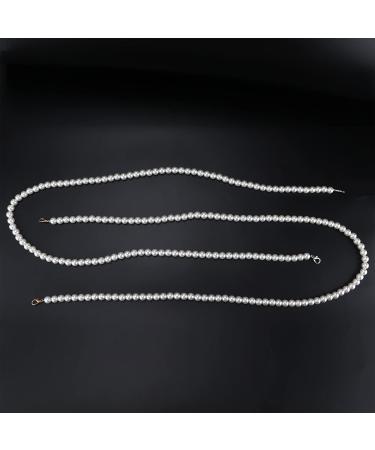 Elegant Imitation Pearl Necklace & Handbag Chain Accessories - Fashionable 1.2m Mobile Phone Strap - Buy Online on GoSupps.com