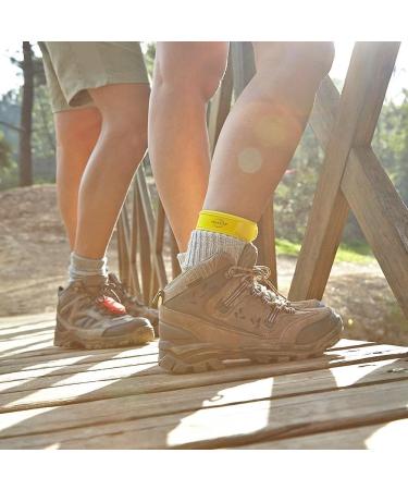 PARA'KITO Mosquito Repellent Pack - 2 Wristbands & 2 Refills | Yellow/White - Buy Online on GoSupps.com
