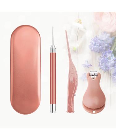 minkissy 1 Set Earbud Cleaner Nail Clippers Nail Art kit Ear Pick Spoon Nose Tweezer Nose Tweezer Nail Toe Finger Manicure Metal Nail Manicure Nail Scissors Golden 17.6x5.8cm - Buy Online on GoSupps.com