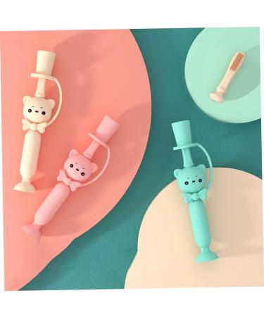 FOMIYES Silicone Toothbrush for Children - Soft Bristles Oral Care Finger Brush - Buy Online on GoSupps.com