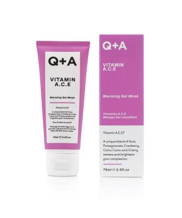 Q+A Vitamin A.C.E. Warming Gel Mask 75ml