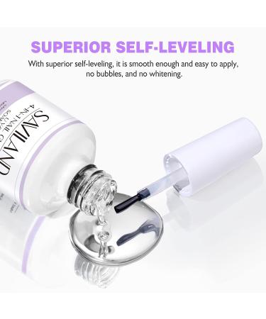 Saviland 4-in-1 Nail Glue Gel Kit with U V Light - 2Pcs 15ML Gel Nail Glue Set | Strong Adhesion & Easy Nail Extension Starter Kit for Home DIY - Buy Online on GoSupps.com