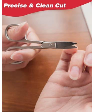 Softale Toenail Clippers for Thick Nails - Professional Stainless Steel Podiatrist Pedicure Kit for Ingrown Toenails - 7 Piece Set in Red+Silver - Buy Online on GoSupps.com