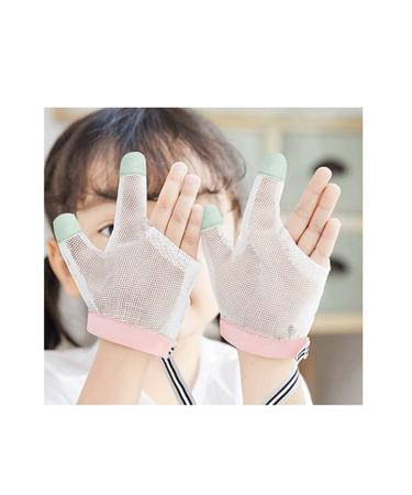 SUCREY Thumb Sucking Stop for Kids Stop Thumb Sucking for Kids Edible Artificial Artisan Hand Addictive Gloves Stop Quitting Hands Kids(Size:Small Color:B) Small B