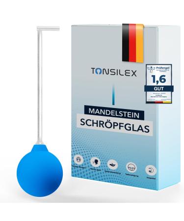 Tonsilex almond stones cupping glass for removing tonsil stones |Remove almond stones |Cupping glass for almond stones made of borosilicate glass |Tonsillenstein removed for a fresh breath - Buy Online on GoSupps.com