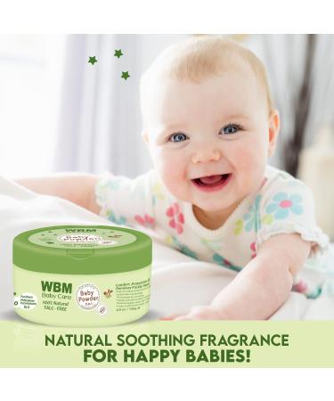 WBM Care Baby Powder Talc Free - Unscented, 140g | Gentle Formula for Delicate Baby Skin - Buy Online on GoSupps.com