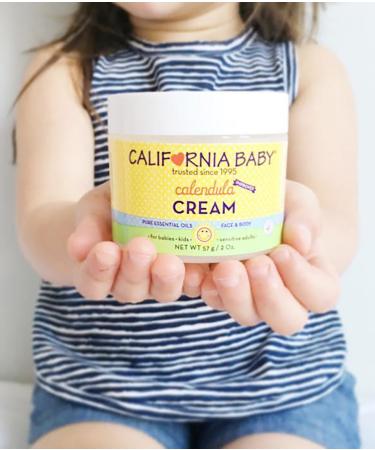 California Baby Calendula Cream 2 oz - Soothing & Nourishing Skincare - Buy Online on GoSupps.com