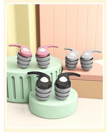 WDNIGLP 1 Pair Ear Plugs Soft Silicone Noise Reducing Reusable Earplugs for Sleeping Work Studying Travel Concert Snoring 2.2x1.9cm/0.86x0.74inch Pink - Buy Online on GoSupps.com