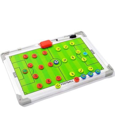 Pure Vie Soccer Coaches Tactical Board - Portable Magnetic Blackboard for Football Strategy | Coaching Clipboard Kit with Markers, Pen, and Eraser - Buy Online on GoSupps.com
