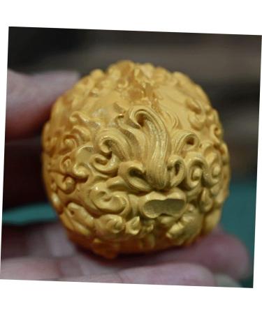 Chinese Decor Wooden Massage Ball Tool - Hand Massage Device & Fitness Globe for Relaxation - Buy Online on GoSupps.com