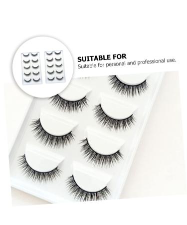 FOMIYES 10 Pairs Luxurious Fake Eyelashes - Miss Chemical Fiber for Stunning Eyes | International Shipping Available - Buy Online on GoSupps.com