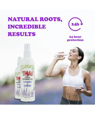 Thai Deodorant Spray 8 oz - Lavender & Jasmine Natural Deodorant (Pack of 3) | Not Tested on Animals - Buy Online on GoSupps.com