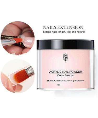 Nude Pink Acrylic Powder 1.97oz - Professional Nail Polymer for Acrylic Extensions and Nail Art - Buy Online on GoSupps.com