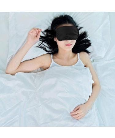 Wobe 30 pcs Black Eye Mask Cover with Nose Pad and Elastic Straps - Comfortable Blindfold Eyeshade for Travel, Sleep, and Parties - Buy Online on GoSupps.com