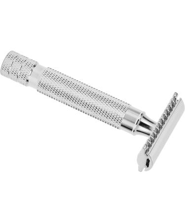 Nikou Ergonomic Grip Classic Safety Razor - Anti-Rust Hand Razor for Men | Perfect Travel Gift for Home Hairdressers - Buy Online on GoSupps.com