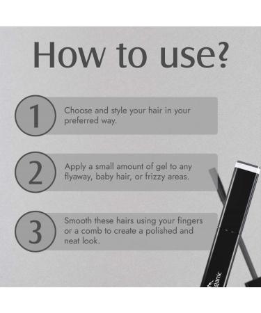 Hair Finishing Stick - Natural Flyaway Control & Frizz Fighter - Smooth Shiny Non-Greasy Finish - 0.5 FL Oz | International Shipping - Buy Online on GoSupps.com