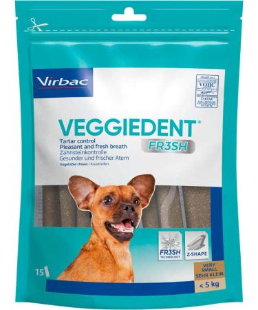 Virbac 15 Veggiedent XS CN Strips < 5kg