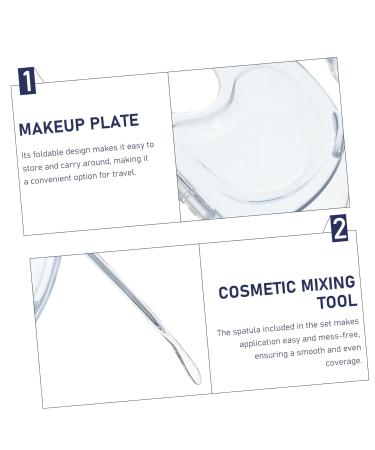 Buy 1 Set Palette Blending Plate | Essential Makeup Mixing Tray for Flawless Foundation & Cosmetic Blending | International Shipping Available - Buy Online on GoSupps.com