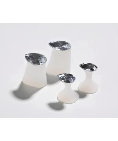 ME BY M 8pcs Diamond Silicone Toe Separators for Pedicures Nail Polish Foot Toe Spacers Nail Art - Buy Online on GoSupps.com