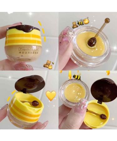  Hongjingda Bee Balm Lip Mask | Bee Baum Lip Cream Overnight Repair Lip Silky Lip Sleep Cream Reduces Lip Wrinkles Sleeping Baum Lip Balm Lip Balm Lip Care Products - Buy Online on GoSupps.com