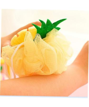 Housoutil 6pcs Cartoon Mesh Shower Ball Set | Soft Bath Puff & Loofah Sponge for Gentle Cleansing | Ideal for Kids & Adults - Buy Online on GoSupps.com