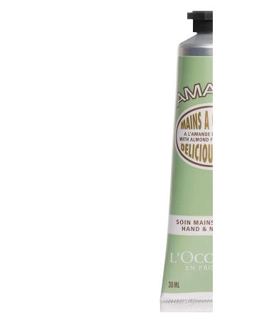 L'Occitane Almond Delicious Hand & Nail Cream 1oz - Nourishing Formula for Soft Hands - Single Pack - Buy Online on GoSupps.com