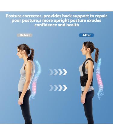 Back Brace Posture Corrector for Men & Women | Adjustable Kyphosis & Scoliosis Relief | Small Size for Waist Back & Shoulder Pain - Buy Online on GoSupps.com