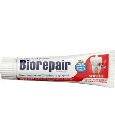 Biorepair Sensitive Teeth 75ml - Best Solution for Sensitive Teeth Relief | Buy Internationally - Buy Online on GoSupps.com